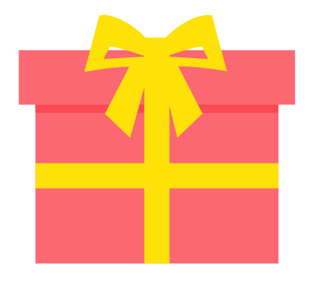 ノベルティ制作プレゼントボックスのイラスト
