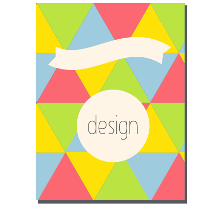 カラフルなパンフレットのイラスト